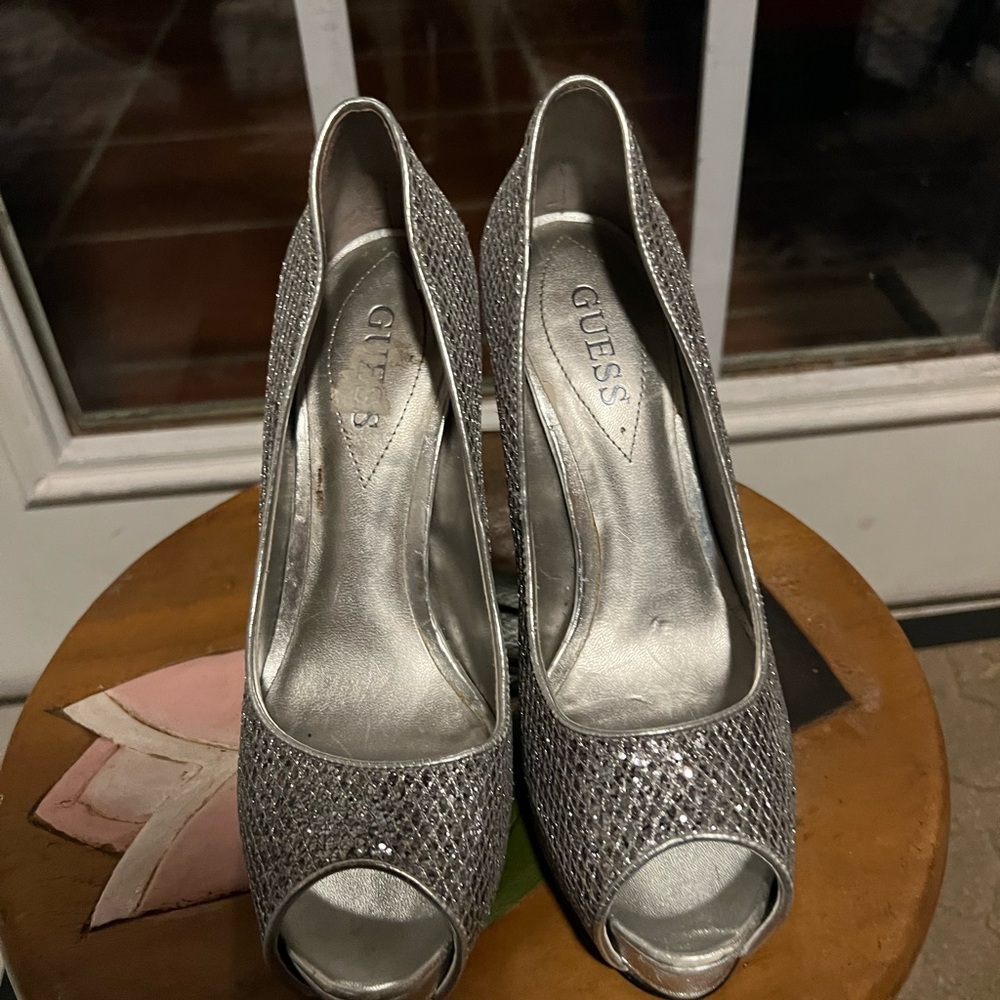 Silver heels